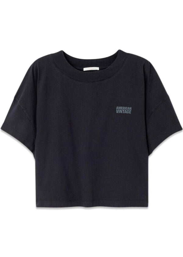 GIXY - Noir-T-shirts-American Vintage-Butler Loftet