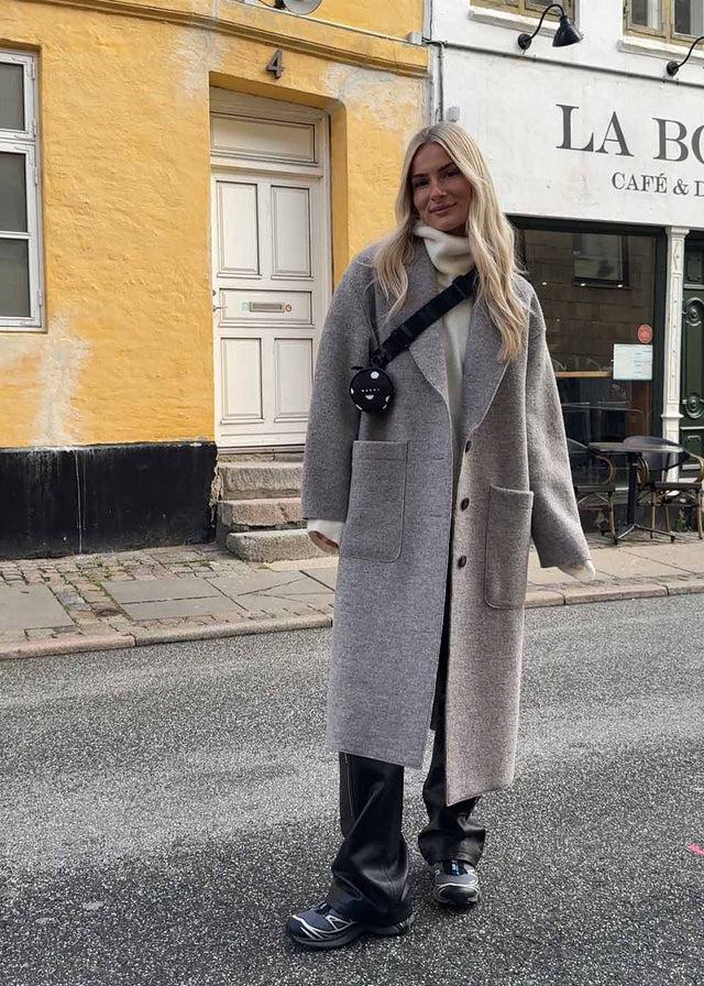 GREATCOAT BOILED WOOL - Natural Casha-Outerwear-Harris Wharf London-Butler Loftet