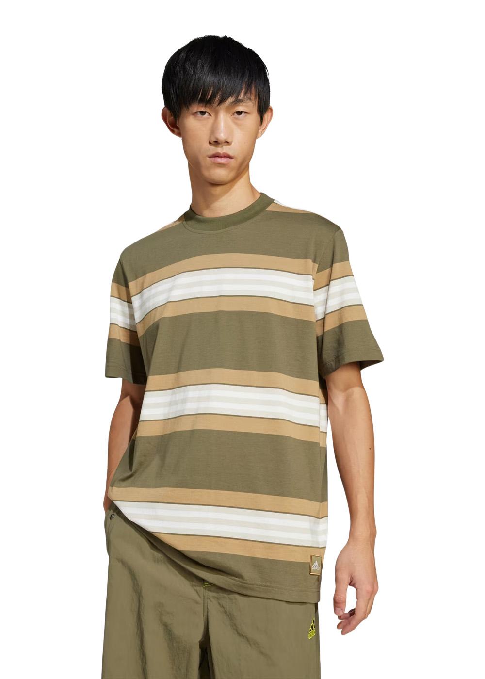 GRFX TEE Q1 - Olive Strata-T-shirts-Adidas Originals-Butler Loftet