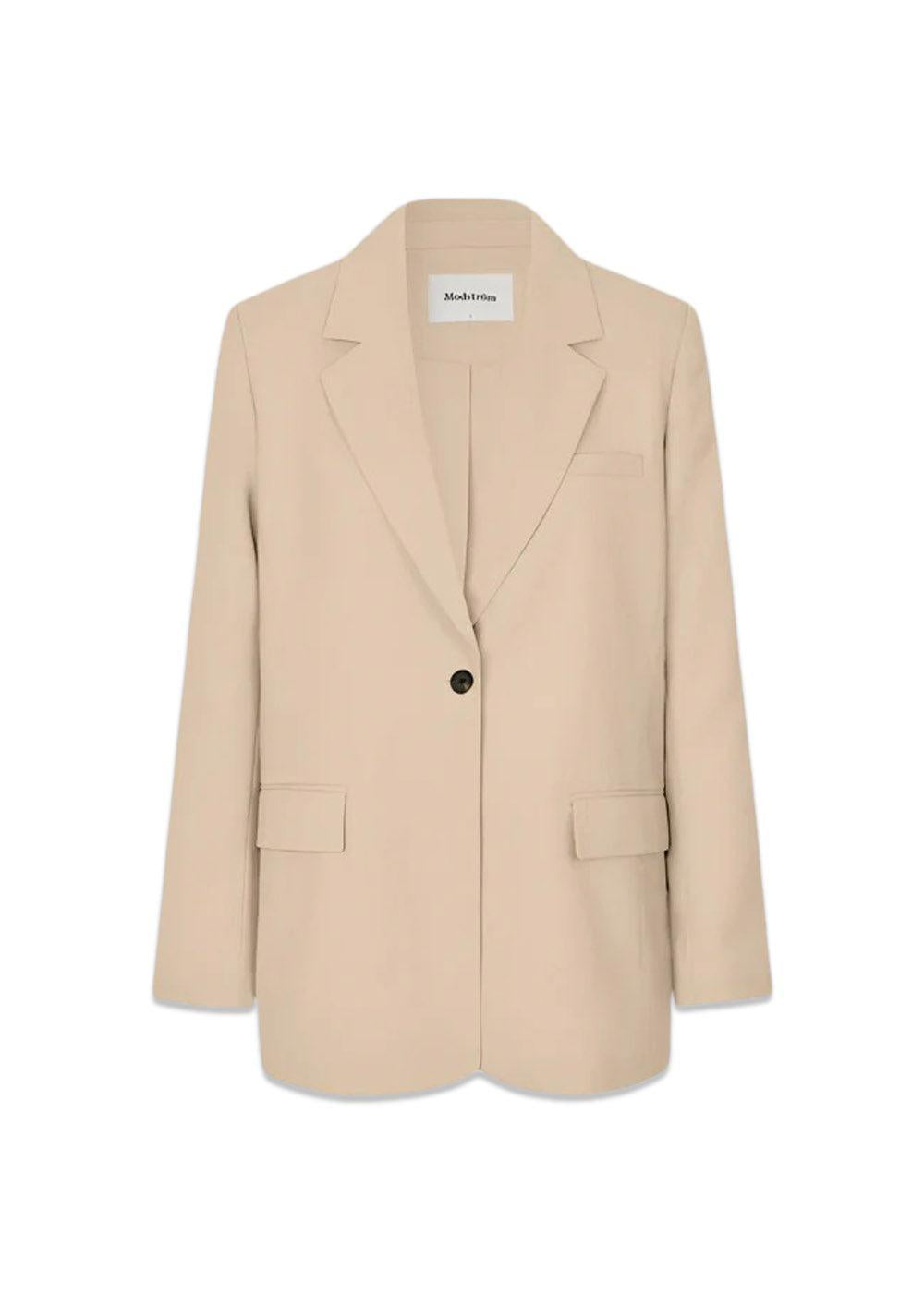GaleMD 2 blazer - Beige Melange-Blazers-Modström-Butler Loftet