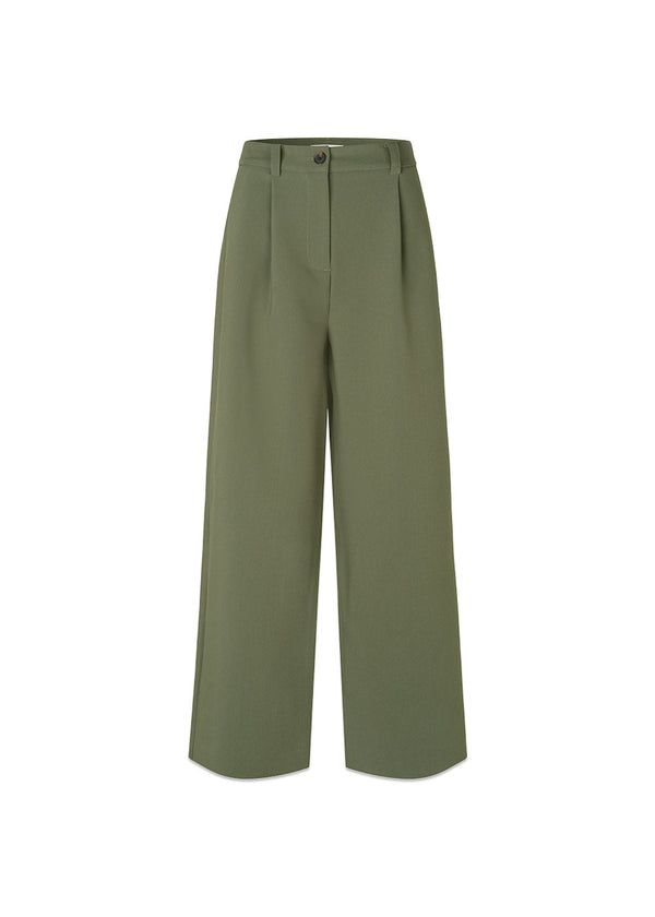 Galemd wide pants - Army Dust-Pants-Modström-Butler Loftet