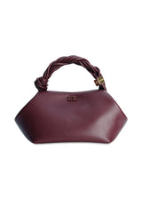 Ganni Bou Bag Small - Burgundy-Bags-Ganni-Butler Loftet