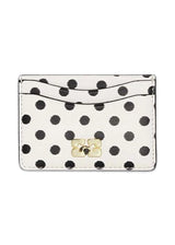 Ganni Bou Card Holder Print Dots - Egret-Wallet/Purse-Ganni-Butler Loftet