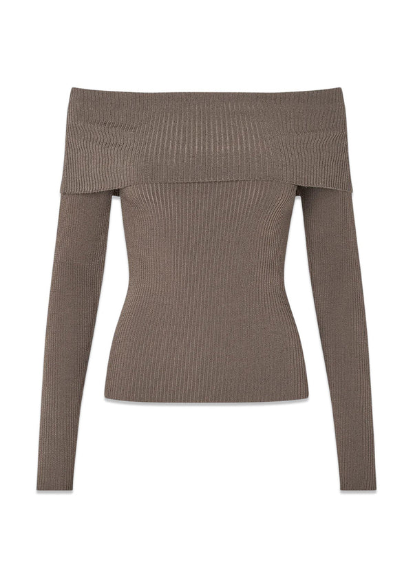 GaryMD top - Chocolate Chip-Knitwear-Modström-Butler Loftet