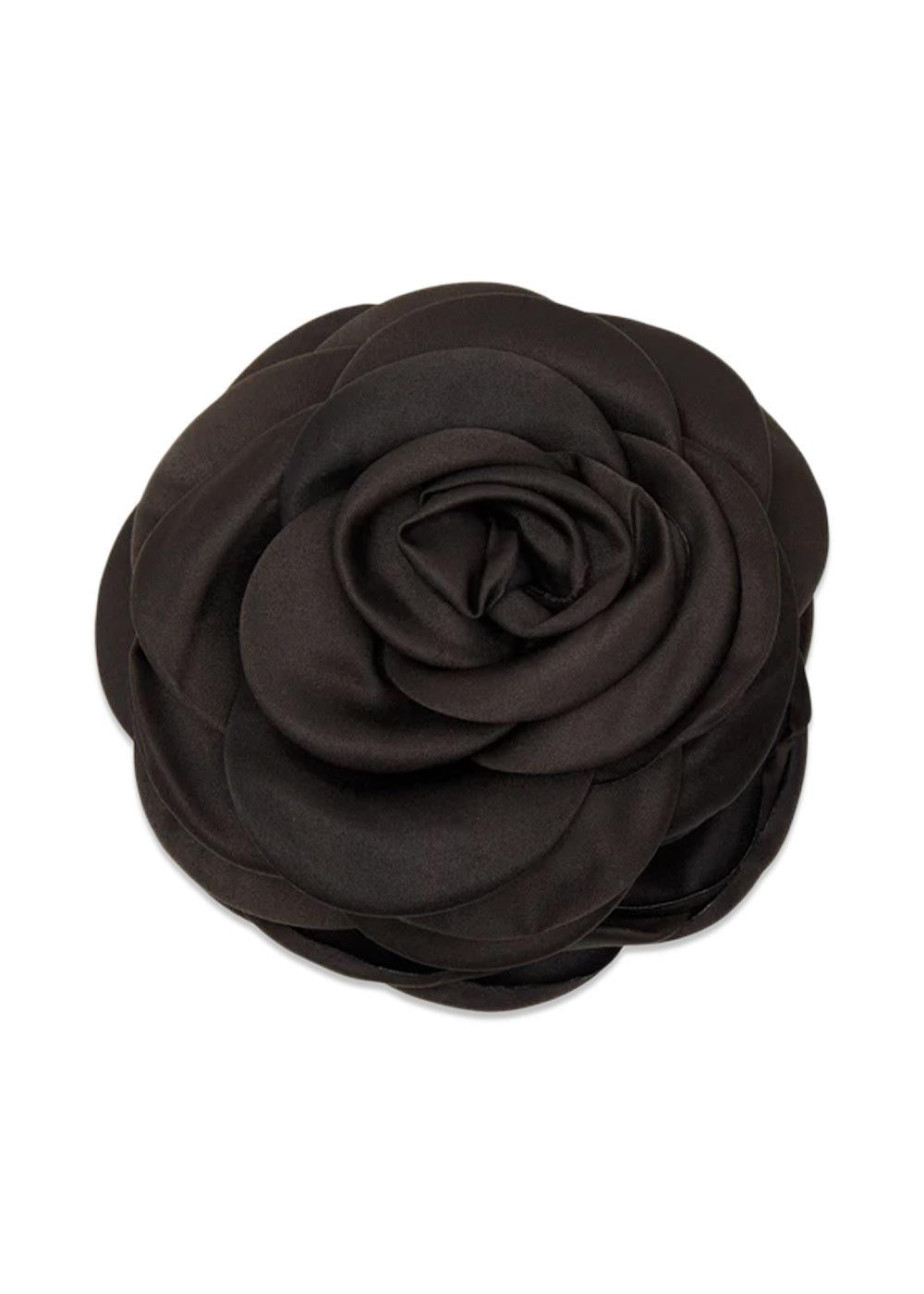 Giant Satin Rose Claw - Chocolate-Accessories-PICO-Butler Loftet