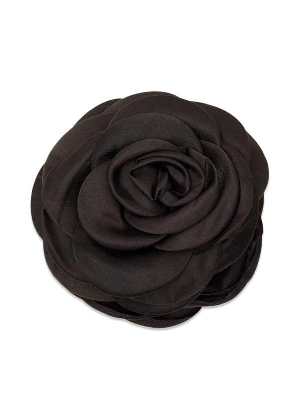 Giant Satin Rose Claw - Chocolate-Accessories-PICO-Butler Loftet
