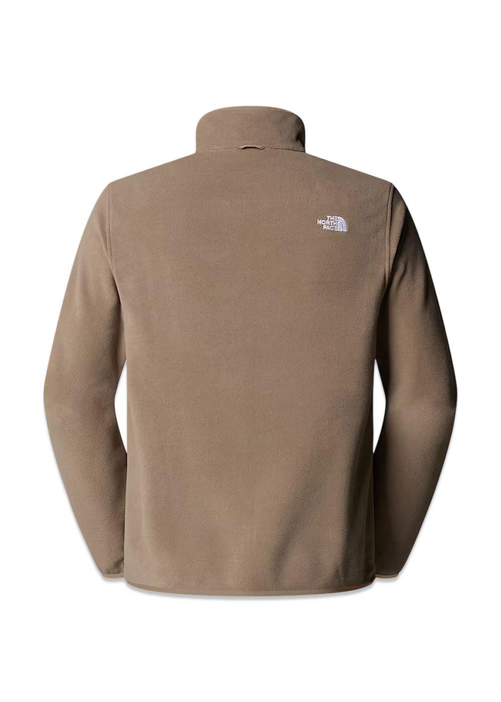Glacier Full-Zip Fleece - Mocha Brown-Outerwear-The North Face-Butler Loftet