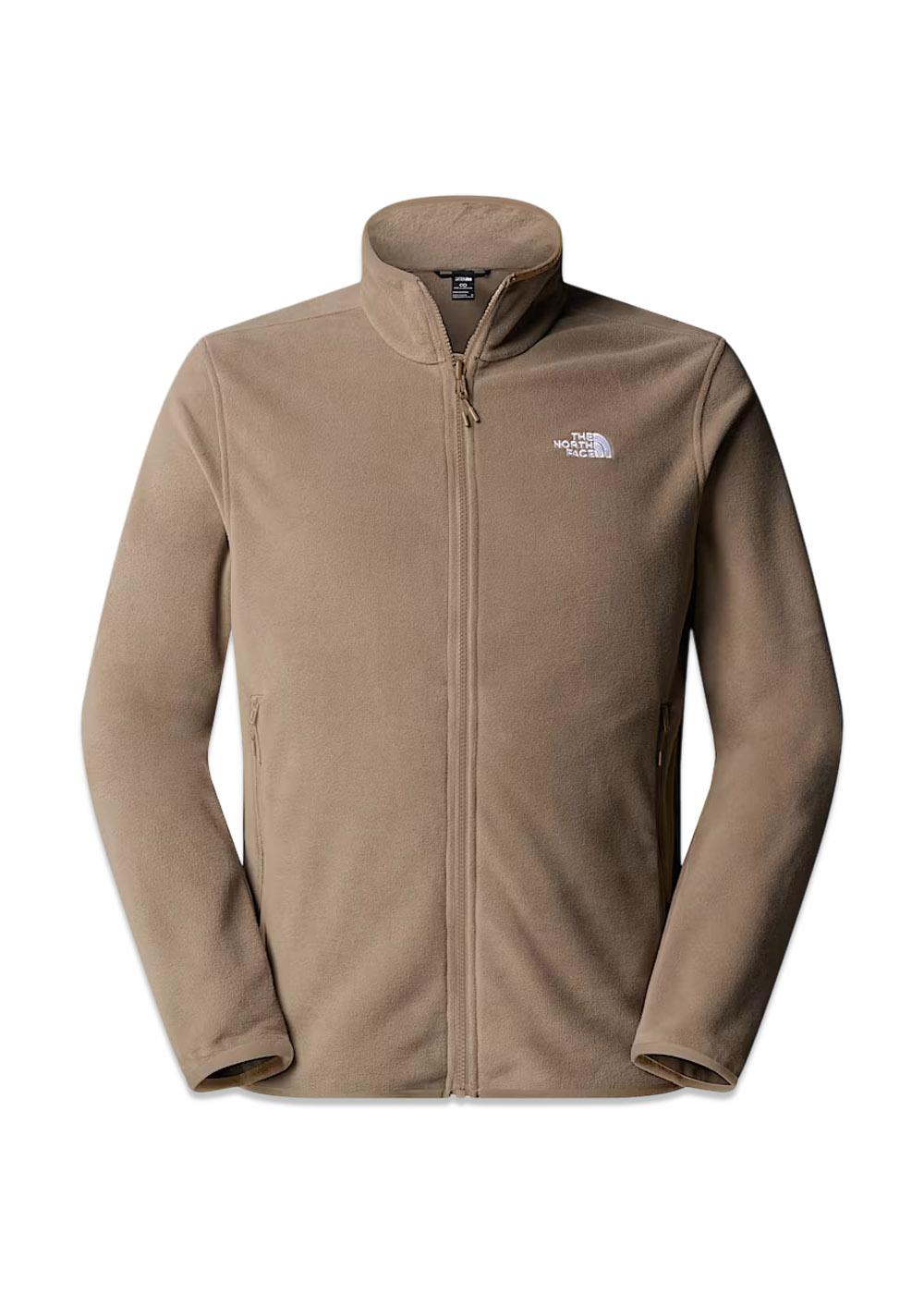 Glacier Full-Zip Fleece - Mocha Brown-Outerwear-The North Face-Butler Loftet