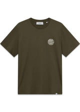 Globe T-Shirt - Olive Night/Ivory