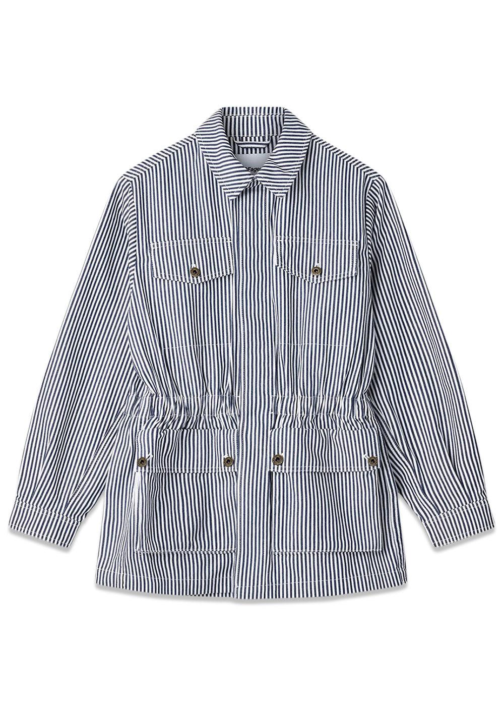 H2O Fagerholts Good Vibes Jacket - Off White/Blue. Køb overtøj her.