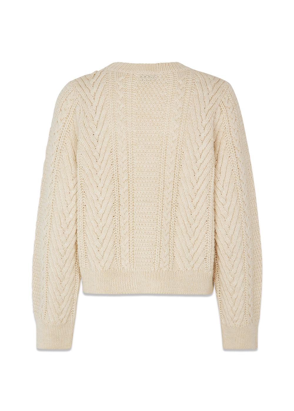 GrannonMD o-neck - Vanilla Ice-Knitwear-Modström-Butler Loftet