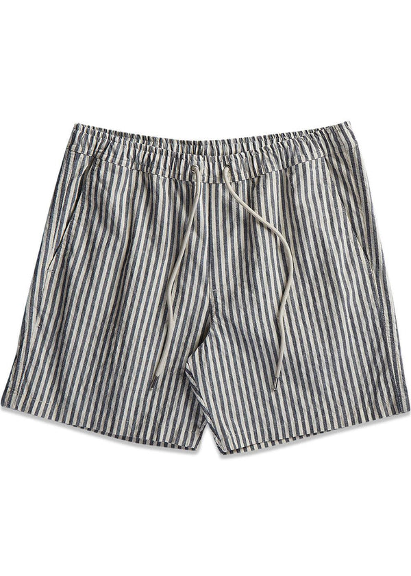 Nn. 07s Gregor Shorts 5246 - Navy Stripe. Køb shorts her.