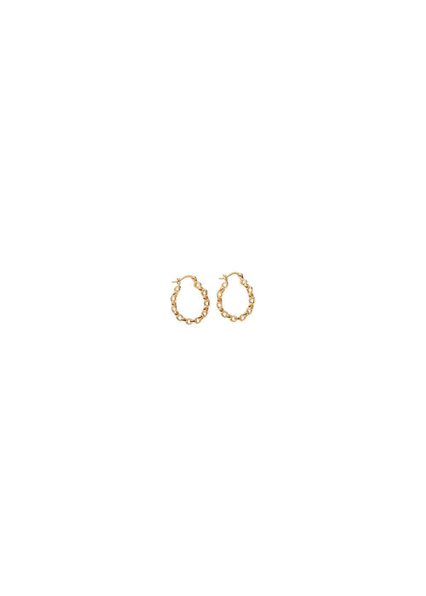 Gry Grande Hoops - Fg, Goldplated