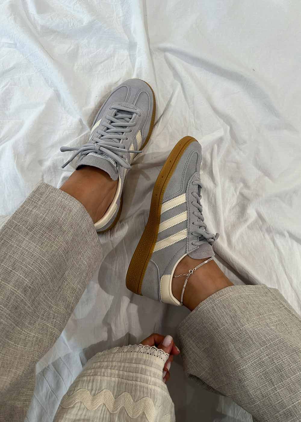 HANDBALL SPEZIAL - Grey Two / Cream White / Cloud White-Shoes-Adidas Originals-Butler Loftet