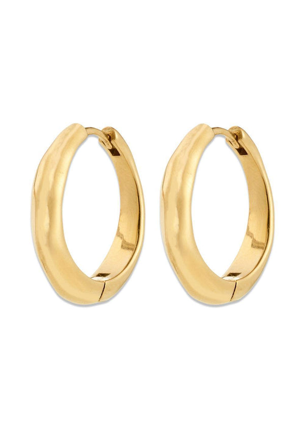 HARRISON hoops gold-plated - Gold Plated-Jewellery-Pilgrim-Butler Loftet