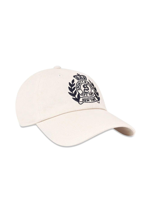 H&W Crest Hat - Cream-Headwear-Sporty & Rich-Butler Loftet