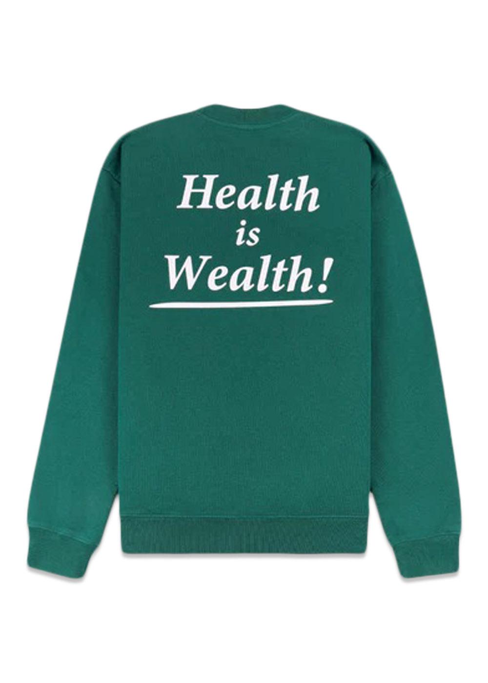 Health Is Wealth Crewneck - Alpine