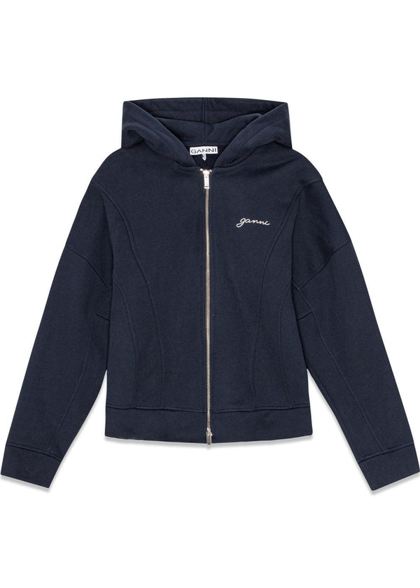 Heavy Fleece Zip Hoodie - Sky Captain