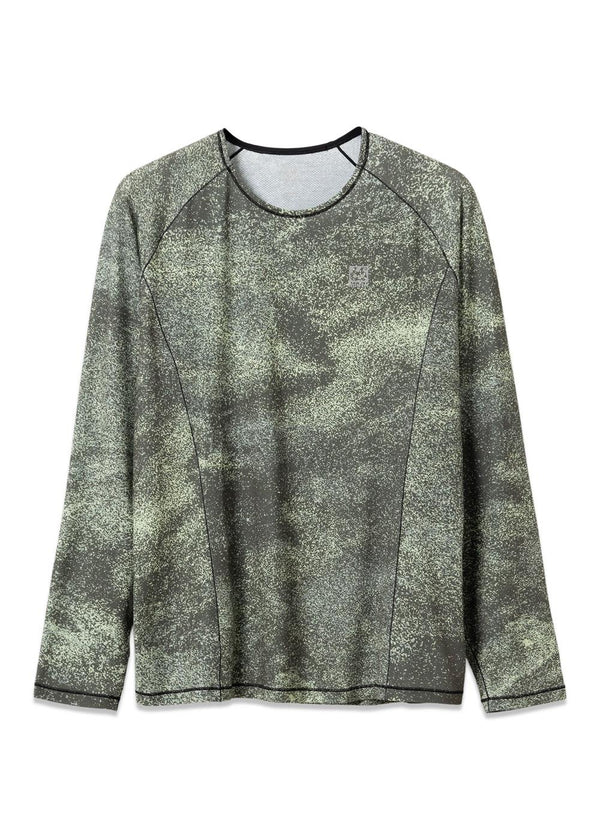 Helgafell Longsleeve - Glacial Beach-T-shirts-66 North-Butler Loftet