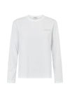 Hellenmd logo LS t-shirt - Soft White-T-shirts-Modström-Butler Loftet