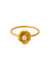 Hidden Pearl Ring - Gold