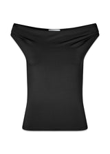 HimaMD off-shoulder top - Black-Top-Modström-Butler Loftet