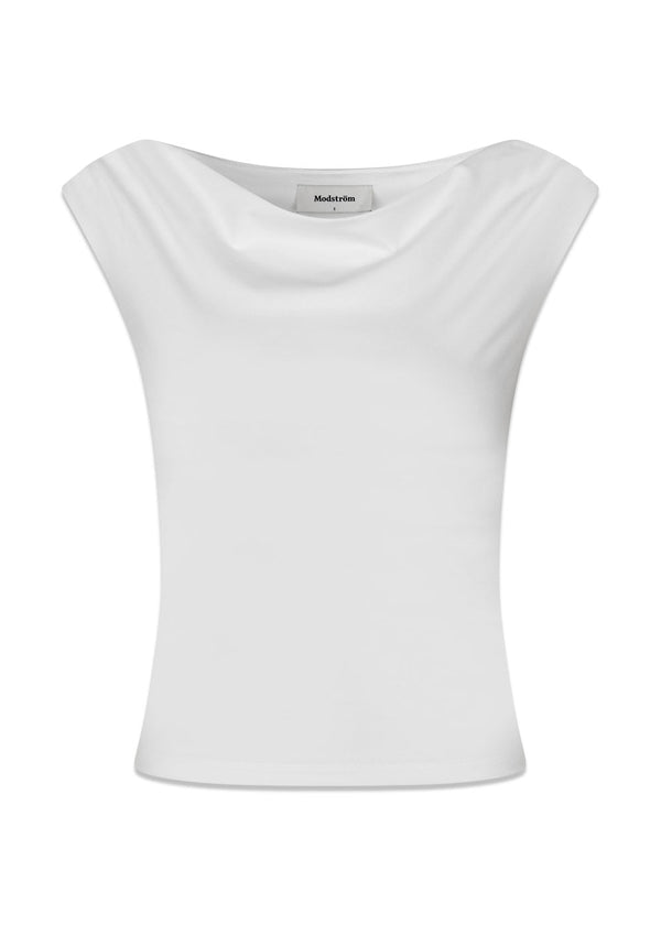 HimaMD off-shoulder top - Soft White-Top-Modström-Butler Loftet