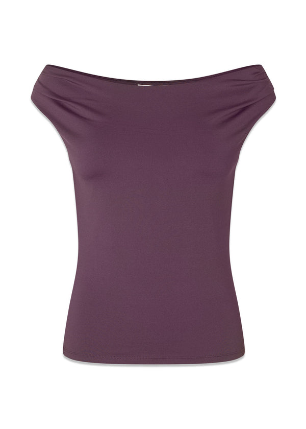 HimaMD off-shoulder top - Winter Bloom-Top-Modström-Butler Loftet