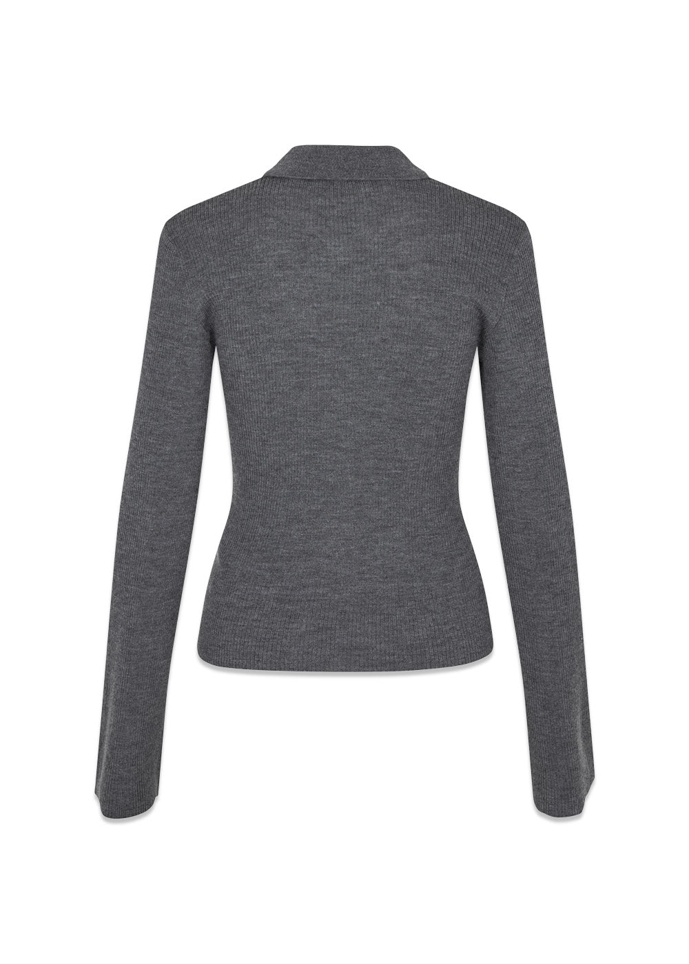 HirokiMD cardigan - Dark Grey Melange-Knitwear-Modström-Butler Loftet