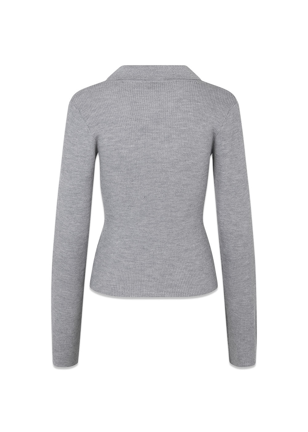 HirokiMD cardigan - Grey Melange-Knitwear-Modström-Butler Loftet