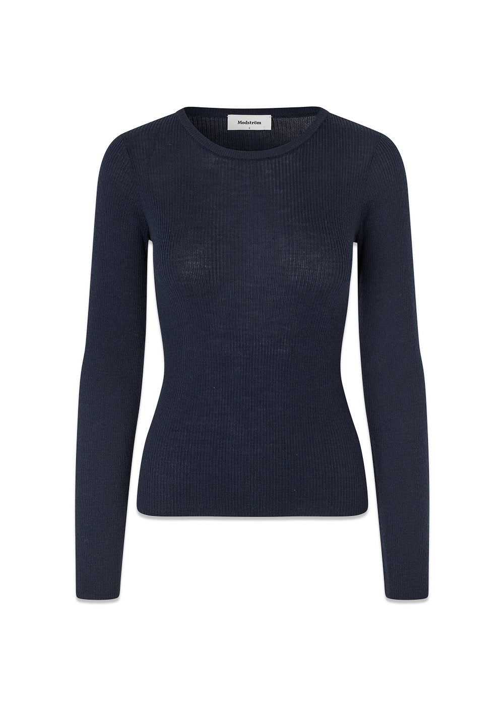 HirokiMD o-neck - Navy Sky-Knitwear-Modström-Butler Loftet