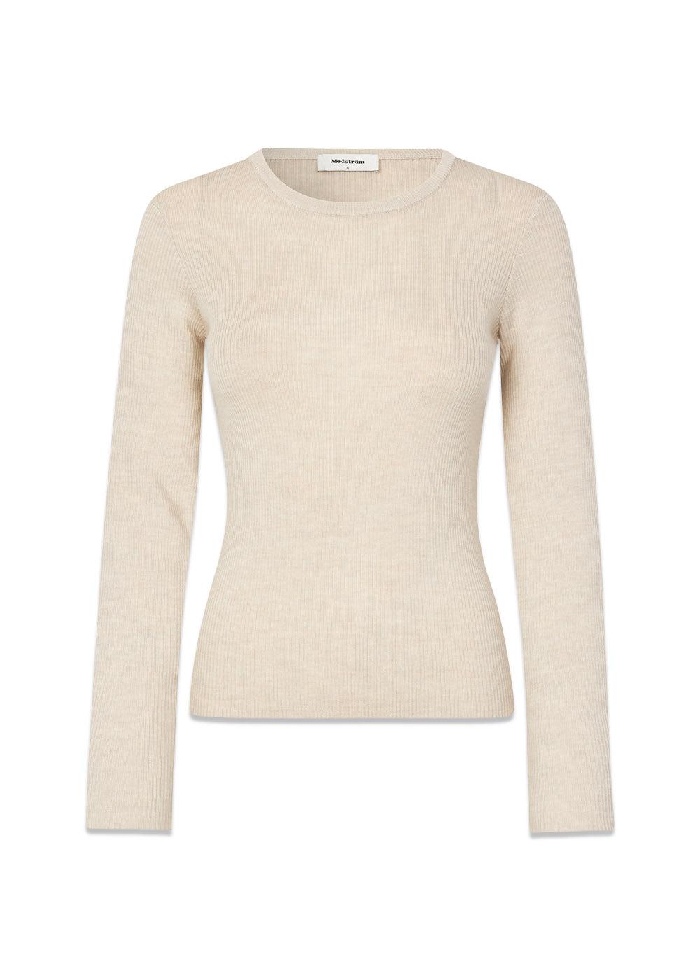 HirokiMD o-neck - Summer Sand-Knitwear-Modström-Butler Loftet