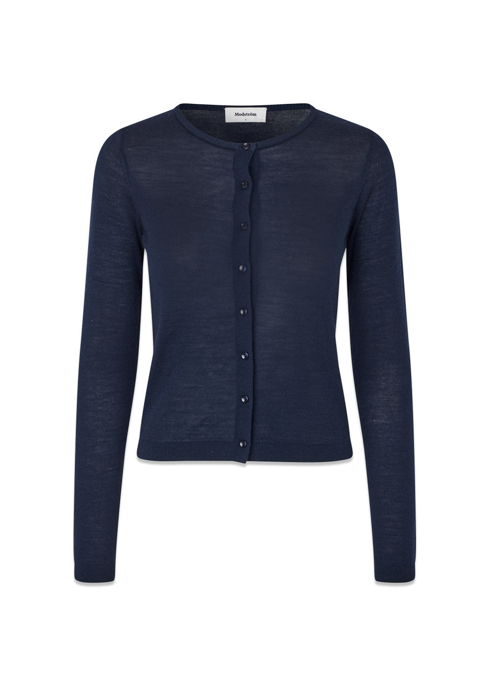 HirokiMD short cardigan - Navy Sky-Knitwear-Modström-Butler Loftet