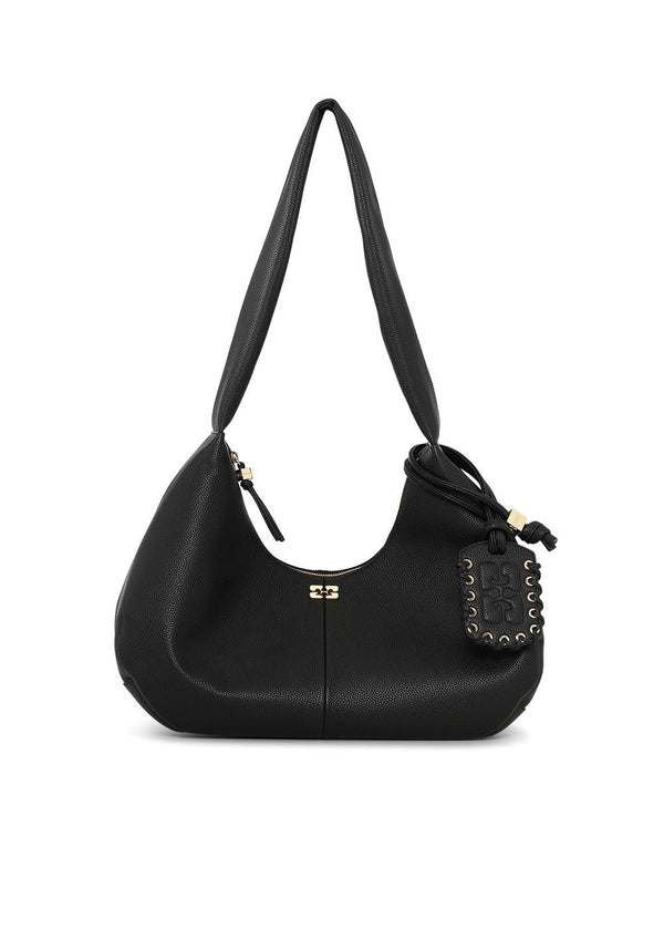 Hobo Medium Grained - Black-Bags-Ganni-Butler Loftet