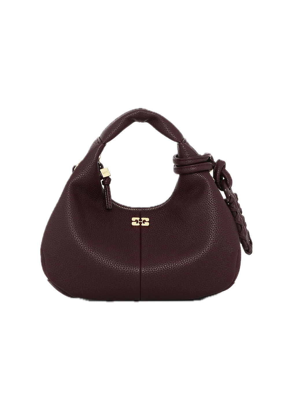 Hobo Mini Grained - Chicory Coffee-Bags-Ganni-Butler Loftet