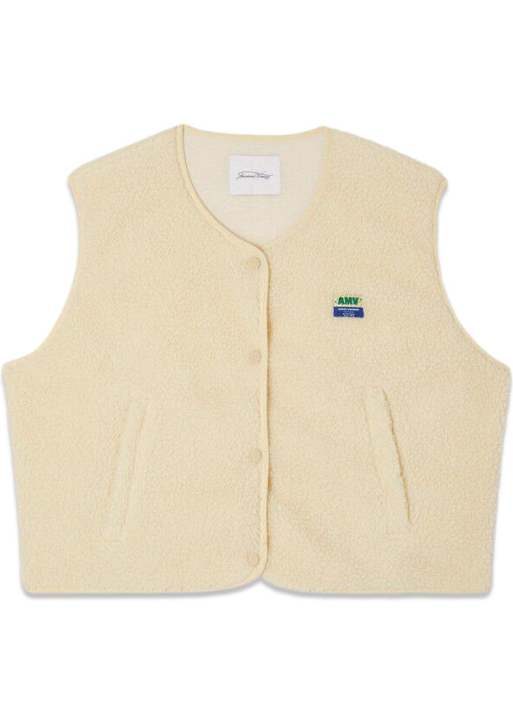Hocktown Vest - Ecru-Outerwear-American Vintage-Butler Loftet