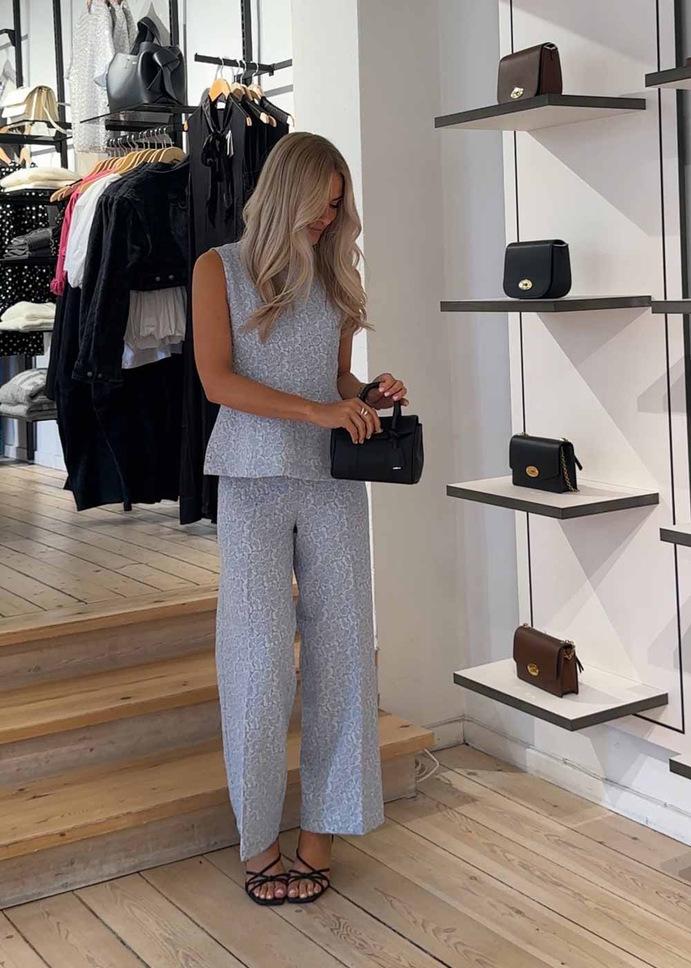 HollisMD pants - Cashmere Blue-Pants-Modström-Butler Loftet