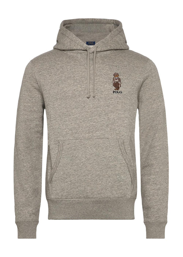 Hooded Bear Sweat - Grey-Sweatshirts-Ralph Lauren-Butler Loftet