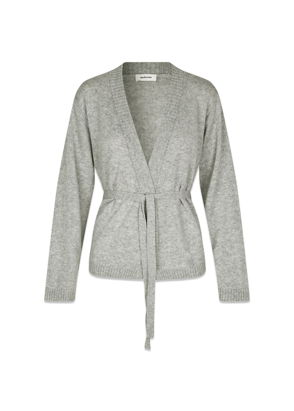 HowieMD cardigan - Grey Melange-Knitwear-Modström-Butler Loftet