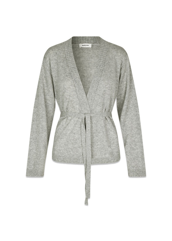 HowieMD cardigan - Grey Melange-Knitwear-Modström-Butler Loftet