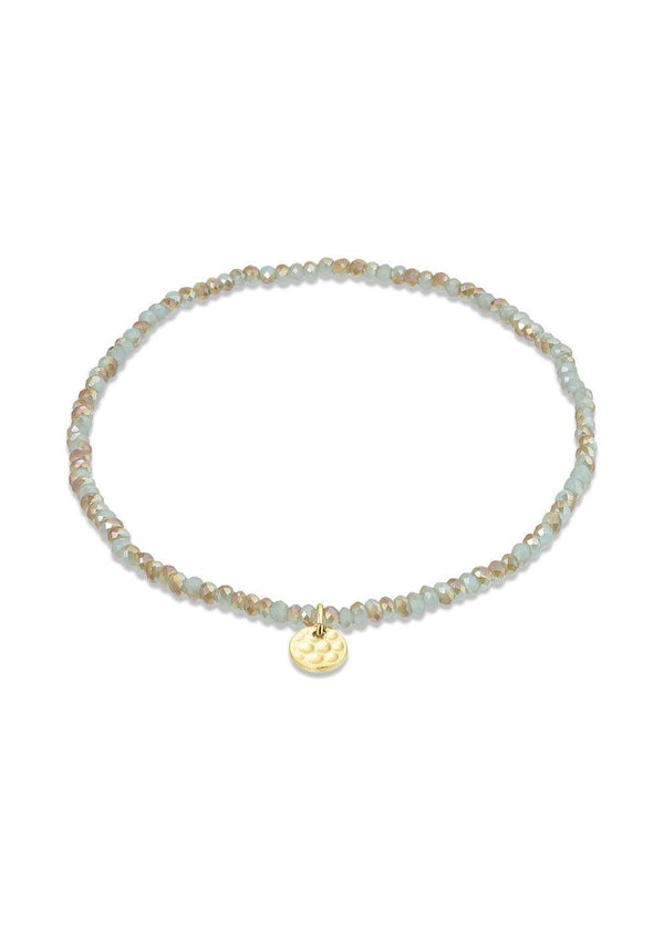 INDIE bracelet blue, gold-plated - Gold Plated-Jewellery-Pilgrim-Butler Loftet
