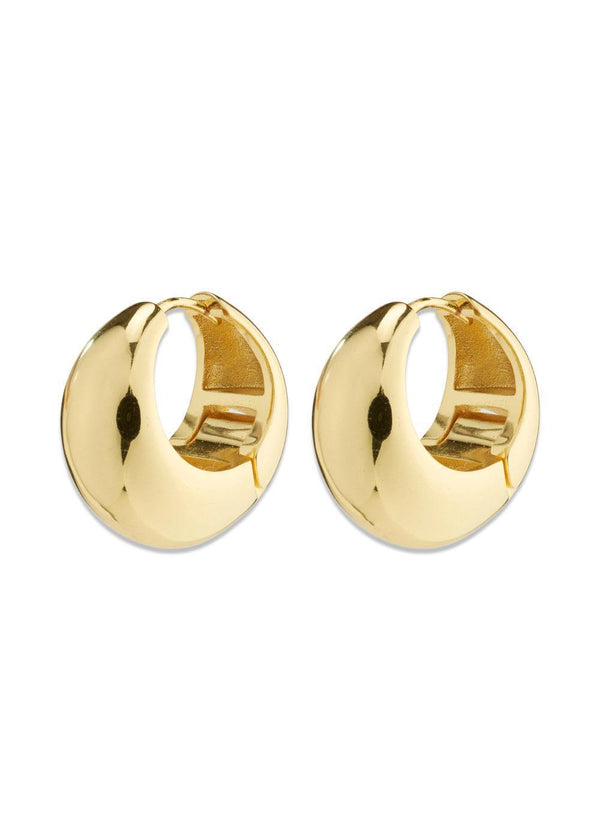 IOANNA chunky hoops gold-plated - Gold Plated-Jewellery-Pilgrim-Butler Loftet