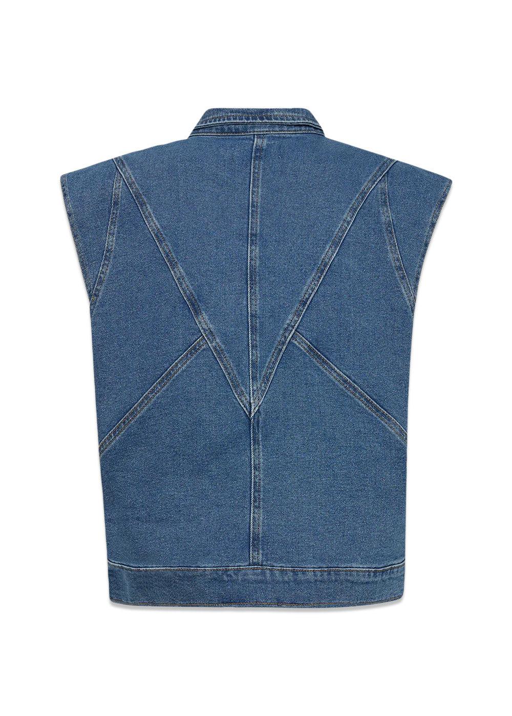 IVY-Lulu Vest Wash Vigo - Denim Blue