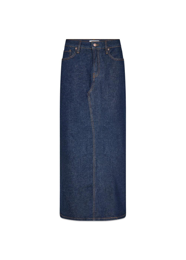 Ivy Copenhagens IVY-Zoe Maxi Skirt Wash Dark Daytona - Denim Blue. Køb skirts her.