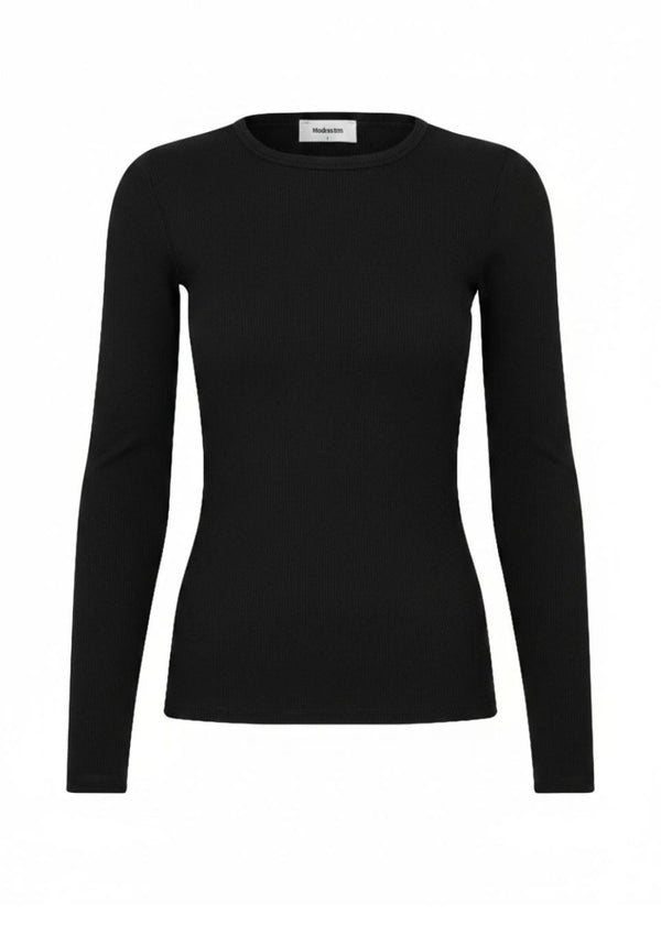 Igormd LS t-shirt - Black-T-shirts-Modström-Butler Loftet