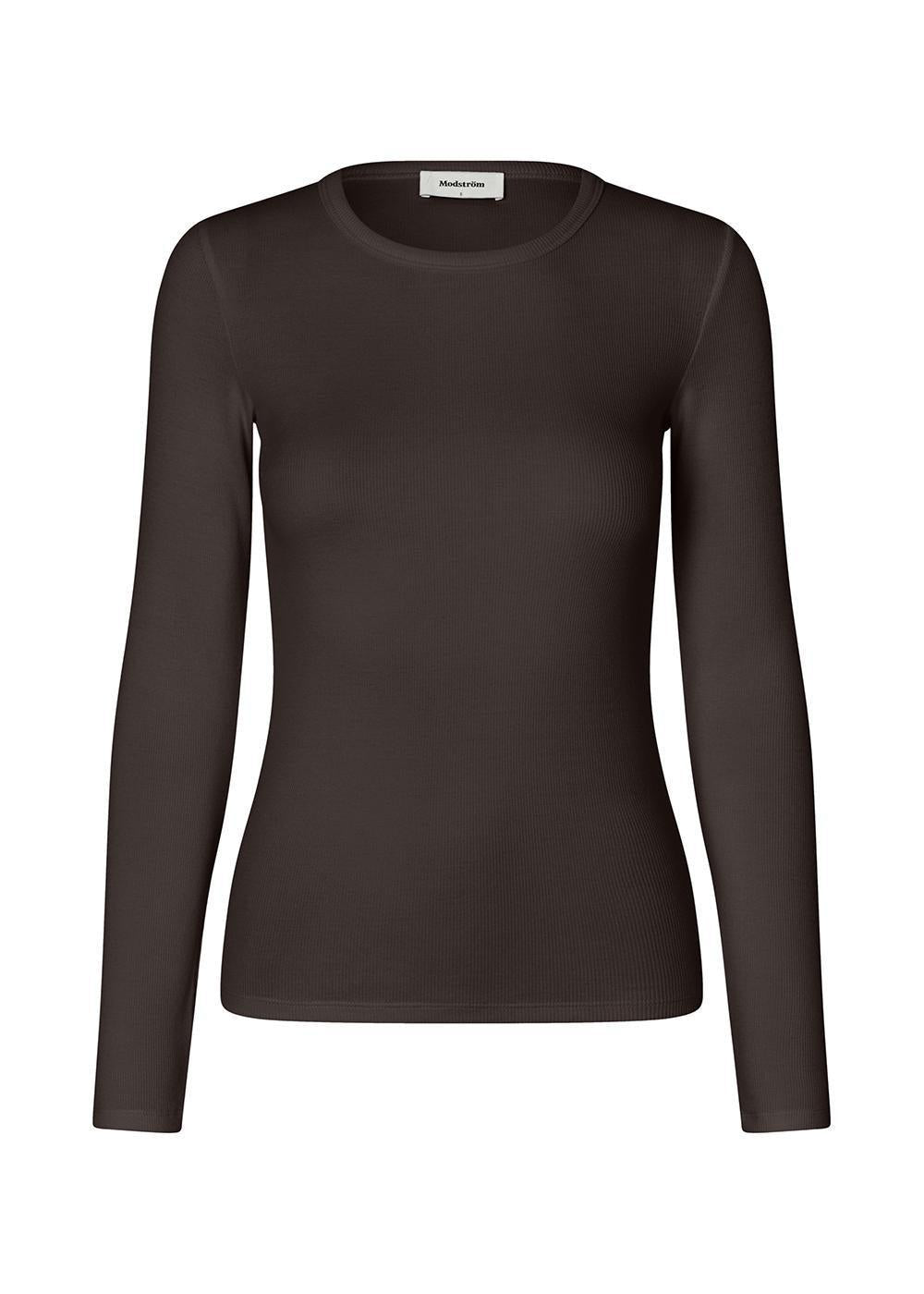 Igormd LS t-shirt - Seal Brown-T-shirts-Modström-Butler Loftet