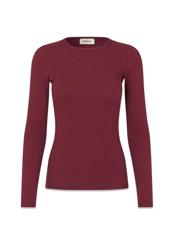Igormd LS t-shirt - Windsor Wine-T-shirts-Modström-Butler Loftet