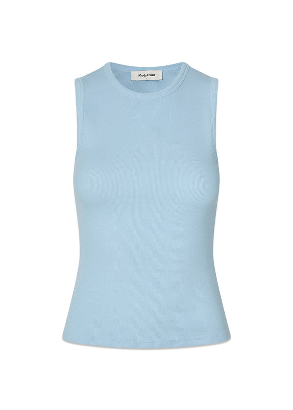 Igormd o-neck top - Cashmere Blue-Top-Modström-Butler Loftet