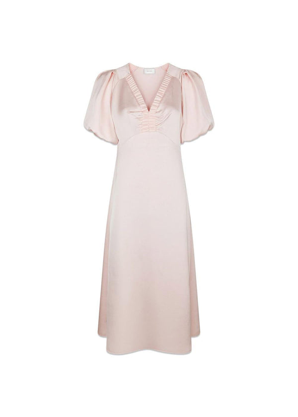 Illana Heavy Sateen Dress - Light Pink-Dress-Neo Noir-Butler Loftet
