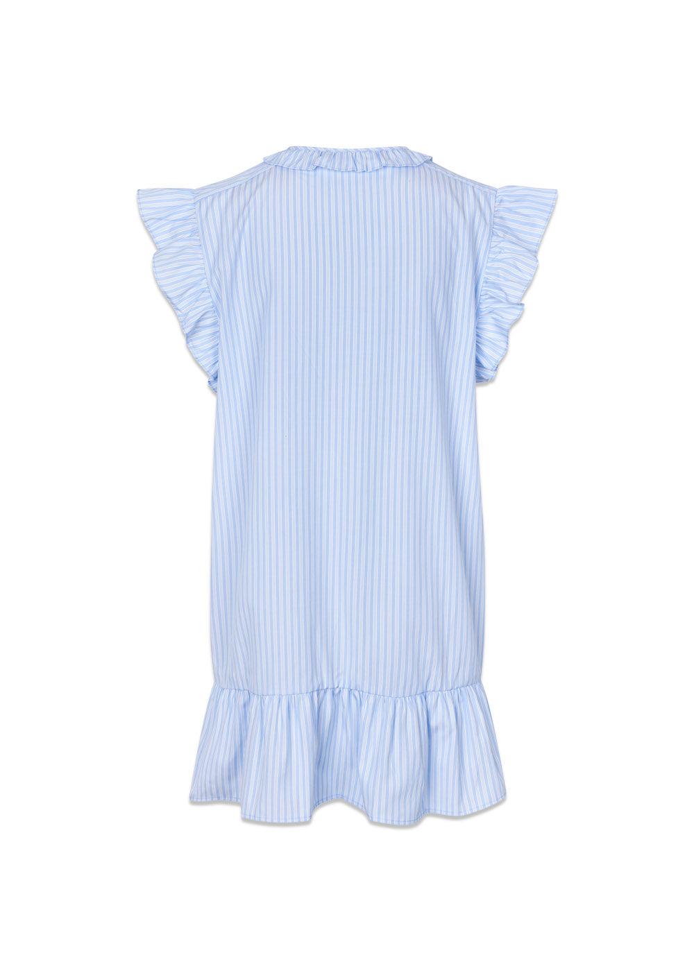 InaraMD dress - Light Blue Stripe